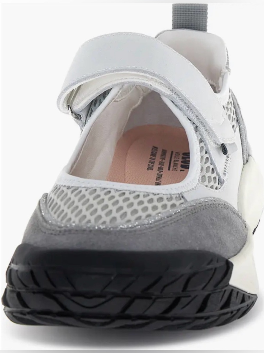 NWT VOILE BLANCHE Club Act Babe Mary Jane Sneaker in Lead Grey - Picture 4 of 16